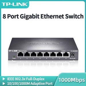 Commutateurs TPLINK 8 Port Gigabit Ethernet Switch 1000 Mbps Réseau Switcher RJ45 Plug et lecture Networking Hub Internet Splitter TLSG1008D