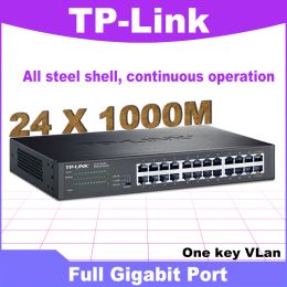 Commutateurs TPLINK TLSG1024DT FullGigabit Network Surveillant 24port commutateur 1000m Cableau réseau Splitter Ethernet Hub Ethernet
