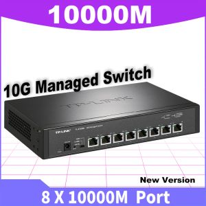 Schakelaars TPLINK TLST1008/2008 SCHAKELIJK Ethernet Web Managed 10000Mbps 8*10Gbps RJ45 NAS Networking Core Switches 2 5 Gigabit 2.5GBP Hub