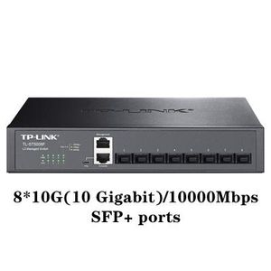 Commutateurs TPLINK TLST5008F 10 Gigabit Switch Tous 8 * 10000 Mbps 3layer Network Management 10gbe 10g 10 Go 10 Gops SFP + PORTS