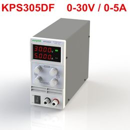Freeshipping Switching Display 4 cijfers LED 0-30V 5A Mini DC voeding Hoge precisie variabele instelbare AC 110V / 220V 50 / 60Hz