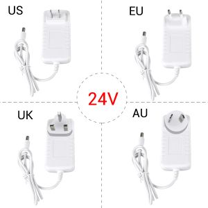 Schakelvoeding 12 V 24 V Volt Transformer 110V 220V AC naar DC 12V 24V CCTV LED Strip Power Adapter Bron 3a EU US UK AU