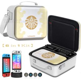 SwitchOLED Tears of The Kingdom Thème Étui de transport Coque rigide Sac à bandoulière de rangement pour Nintendo Switch OLED Accessoires 240322