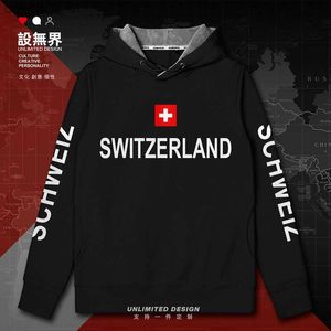 Suiza sudaderas con capucha hombres sudadera sudor nuevo hip hop streetwear ropa jerseys chándal nación bandera suiza polar Switzer CH L230520