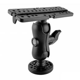 Fish Fish Finder Mount Base à 360 degrés Fish Fish Finder Mount Base GPS Navigation Fish Finder Bracket pour le kayak de bateau marin 240508