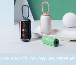 Draaibare deur Poop Bag Dispenser Draagbare Dog Poop Pickup Bag Holder Bevestig aan elke lijn