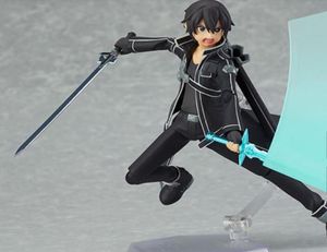 Sword Art Online Figure 174 Changer Face Kirito Anime Figures Modèle Toys Collectible Doll Gift No Box New7915449