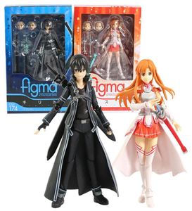 Sword Art Online Kirito Kazuto Figma 174 ASUNA FIGMA 178 PVC Action Figure Modèle Collectible Toy X050327653503143