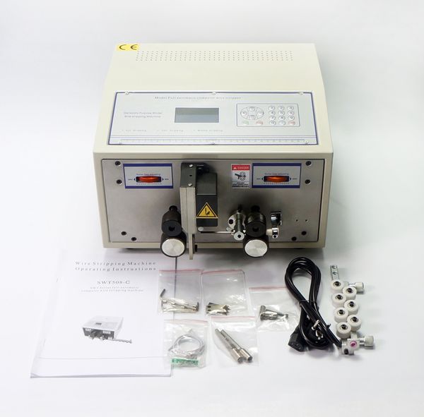 Machine automatique de dénudage de fil d'ordinateur SWT508C, Machine de dénudage de fil de câble SWT-508C 0.1-2, 5 mm2