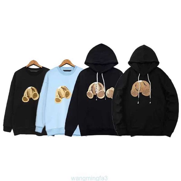 Sxfj Hombres y mujeres Sudaderas 2023 Palms Angels Pa Diseñadores Jersey Teddy Impreso Moda Ber Terry Con capucha Manga larga Carta Tamaño asiático S-XL