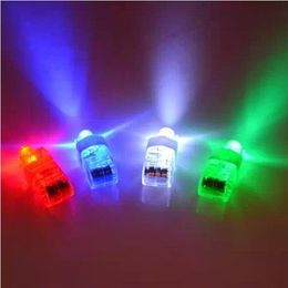 SXI 100pcs Lot LED Laser Finger Light hele kleine trek aan niet -waterdichte verlichting decoratief voor feestbar club208q