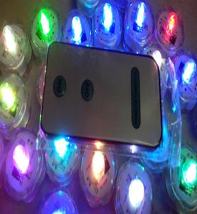 SXI 12pcslot 2 CR2032 télécommande à piles changement de couleur petite lumière LED submersible floralyte pour fête d'anniversairewe1871158