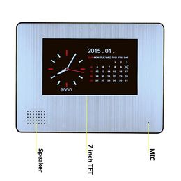 SY701A11 7 pouces sans fil 900TVL LCD visiophone étanche à la pluie Vision nocturne enregistrement télécommande interphone