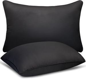 Sydcommerce Sleep Oreiller Standard Taille de taille 2 pièces, Oreiller de haute qualité côté oreiller et oreiller de remplacement de l'oreiller de l'estomac