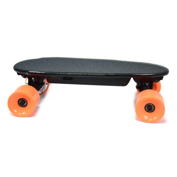 Mini skateboard elettrico SYL-01 con skateboard all'aperto telecomandato - nero