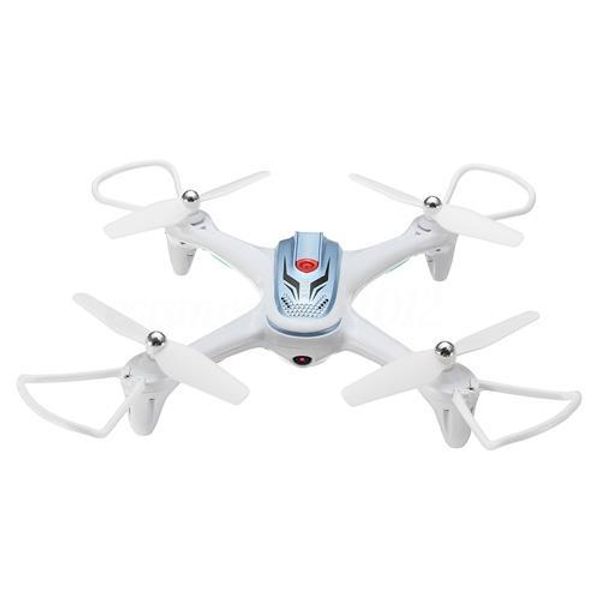 SYMA X15W 480P WIFI FPV avec caméra HD Mode de maintien d'altitude 2.4G 6Aixs RC Quadcopter RTF - Blanc et Noir