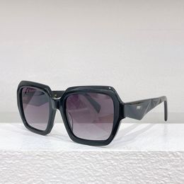 Symbole lunettes de soleil monture en acétate lunettes de soleil Symbole monture géométrique lunettes lentilles en nylon SPR28Z Élément tridimensionnel exquis