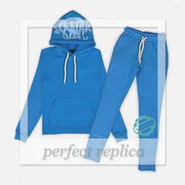 Syna World heren tracksuits streetwear Syna y2k hoodie sweatshirt track broek twee delige letters borduurwerk baggy set sportkleding 944