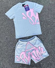 Synaword High Street Fashion hiphoppak Heren Trendy T-shirt bedrukte Syna Shorts 3WLP