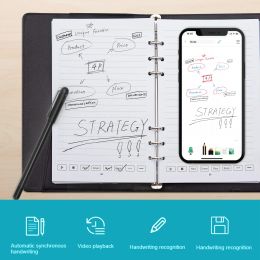 SyncPen3 Lite Smart Notebook met Bluetooth Smart Pen A5 -vullingen Opgenomen App Sync Digital Pen spraakopname vertaling