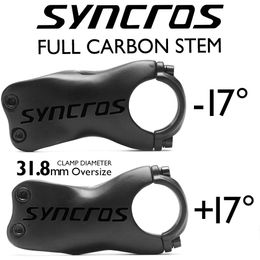 Syncros – tige de vélo vtt en carbone Ultra léger, Angle de 617 degrés, 60708090110110120mm, modèle SL, accessoires de vélo de route 240325