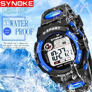 SYNOKE LED Reloj digital para niños Relojes para niños Reloj para niñas y niños Reloj de pulsera deportivo para niños Reloj digital para niña y niño Regalo sorpresa217J