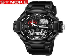 Synooke para hombres deportes relojes militares de lujo liderado de lujo Muñeco digital resistente a las pulseras de moda impermeables Relogios 678762408325