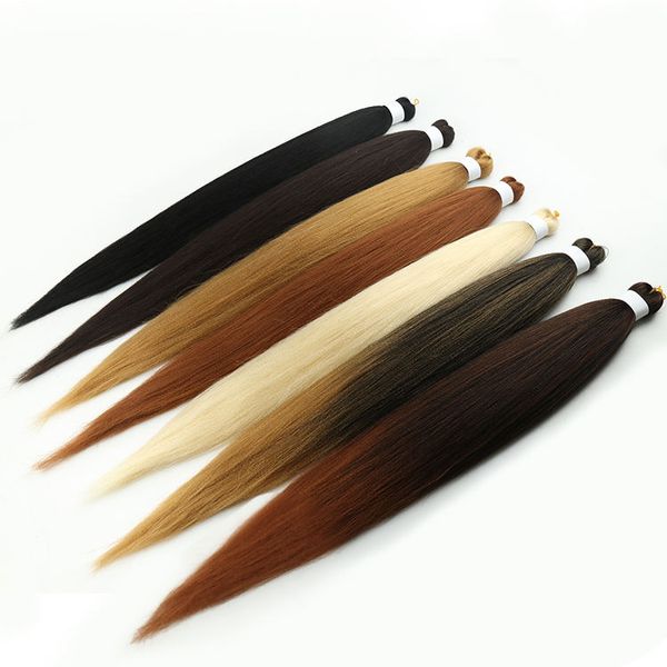 Expression synthétique Cheveux pré-extensibles 52 pouces 100% kanekalon afrelle ombre tresses pré-étirées