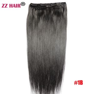 Synthetic Long Straight 40g One Pcs Set 4 Clip In Hair Extensions Fake Hairs Wholesale