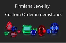 Quartz sintético Pirmiana Loose Gemstone Custom Order 230815