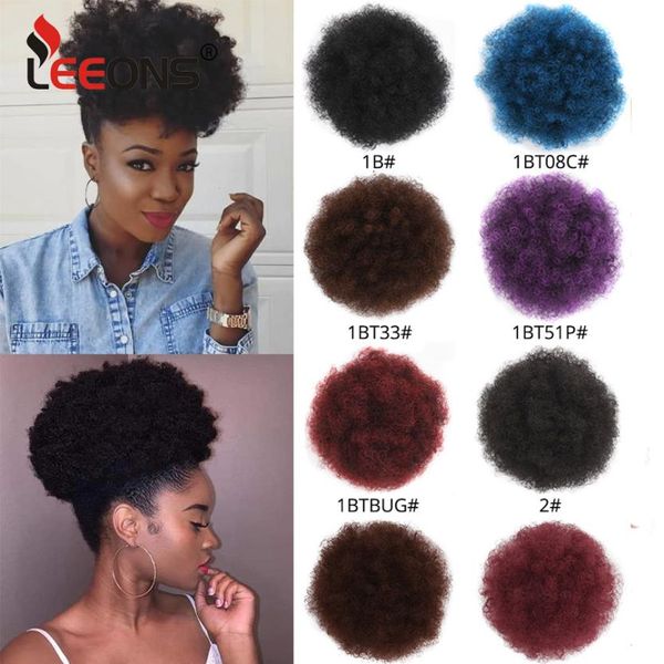 Synthétique S pour leeons blancs Extensions synthétiques cordon de coiffure naturelle Pony Pony Tail Poiff