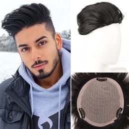 Synthetische s LUPU Korte Vervanging Haar Stuk Fringe Top Clres pins Voor Mannen Kaalheid Clip In Natuurlijke 230114