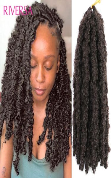 Tressage synthétique noir 12 14 pouces 1B 4 27 30 BUG, Extensions de cheveux Faux Locs papillon doux et originaux pour femmes 5716367