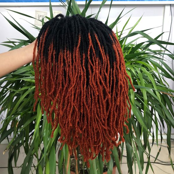 Perruques synthétiques 10 pouces tressé Afro Bob perruque DreadLock pour femme noire courtes extrémités bouclées Cosplay Yun Rong cheveux 230419