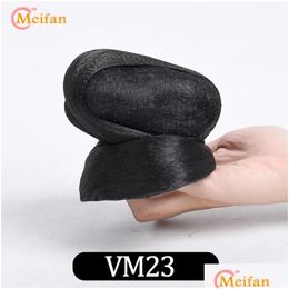 Perruques synthétiques Chignon Meifan Chinois Traditionnel Hanfu Perruque Chignon Rétro Noir Faux Ancienne Princesse Cosplay Drop Livraison Produits Otb31