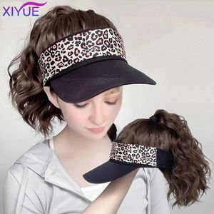 Pelucas sintéticas Pelucas de cosplay Pelo rizado natural sintético Peluca de cola de caballo Recta Viaje Playa Sombra Gorra de béisbol Todo en uno Fácil de usar Peluca de sombrero 240328 240327