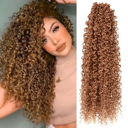 Perruques synthétiques Dansama Bohemian Passin Twist Croceht Hair Beach Curl Crochet Braid Pré cycle Yanky 231215