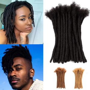 Pelucas sintéticas Dreadlock Cabello humano para hombres Mujeres Trenzas de ganchillo Cabello orgánico Dread Loc 06 cm Cerraduras sintéticas 231006