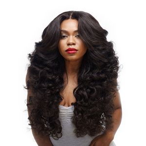 Perruque bouclée coquette pour femmes noires Woodfestival Cheveux naturels longs Fibre résistante à la chaleur Perruques synthétiques cospla