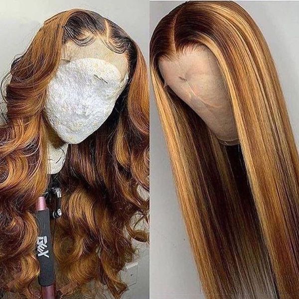 Perruques synthétiques pour femme Cosplay quotidien perruque colorée résistant à la chaleur partie moyenne droite Curl faux cheveux avec filet de Rose en gros