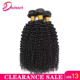 Synthetische pruiken Indiaas Afro Kinky krullend bundels 1/3/4 stuks Bundels van echt haar Natuurlijke kleur 8-30 inch Maagd haar tissage cheveux humain 231211