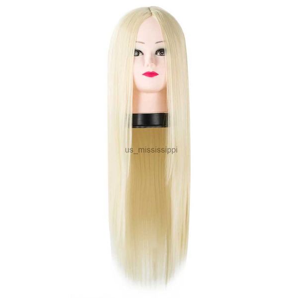 Perruques synthétiques Fei-Show cheveux longs synthétiques perruques blondes droites fibre résistante à la chaleur Pelucas dessin animé rôle Cos-play Costume femmes posticheL240124