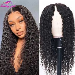 Synthetische pruiken WATERGAVE V U DEEL HUND HAAR WANG BRAZILIAS CURLY FLEUR VOLLEDIGE MACHINE GEMAAKT S VOOR Women Glueless Remy S 230227