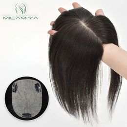 Synthetische Perücken Damenperücke mit Clip im Haar, echte Handarbeit, leicht, atmungsaktiv, Ergänzung 231215
