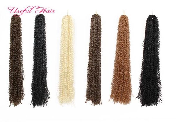 Trenzas de ganchillo ZIZi sintéticas, pelo trenzado rizado, micro trenza, extensiones de cabello de ganchillo, marley para mujeres negras 4580835