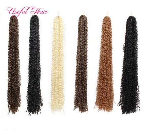 Trenzas de ganchillo ZIZi sintéticas, pelo trenzado rizado, extensiones de cabello de ganchillo micro trenzadas, marley para mujeres negras 3815507