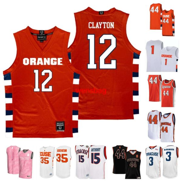 Syracuse Orange 12 Clayton 24 Quadir Copeland 0 Kyle Cuffe Jr. 34 Chris Gatty 3 Judah Mintz Camiseta de baloncesto 14 Niko Ruffin 2 JJ Starling Justin Taylor 5