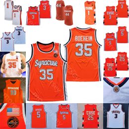 Syracuse Orange Basketball Jersey NCAA College Anthony Buddy Boeheim Joseph Girard III Serveurs Benny Williams Cole Swider Symir Torrence Joh