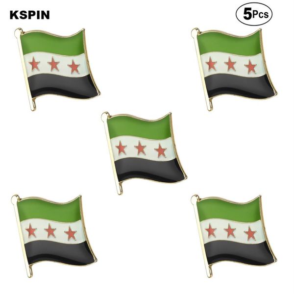 Syrie trois étoiles broches épinglette drapeau insigne broche broches insignes 5 pièces un Lot206C