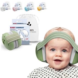 Protection des carriques pour bébé à seringue pour les bébés et les tout-petits, des écouteurs de bébé confortables contre les dommages auditifs améliorent le sommeil